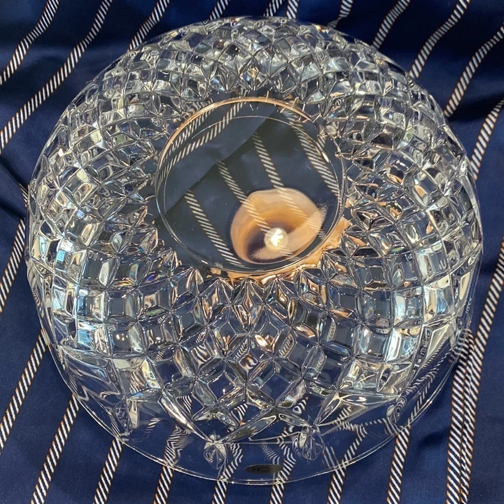 Italian Crystal Bowls - one large and two (2) small Royal Crystal Rock